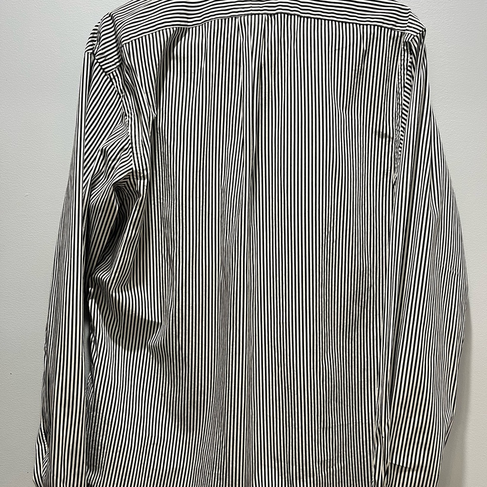 Ralph Lauren Mens XL/TG Brown Check Long Sleeve Button Shirt Small Green Pony - Picture 4 of 6